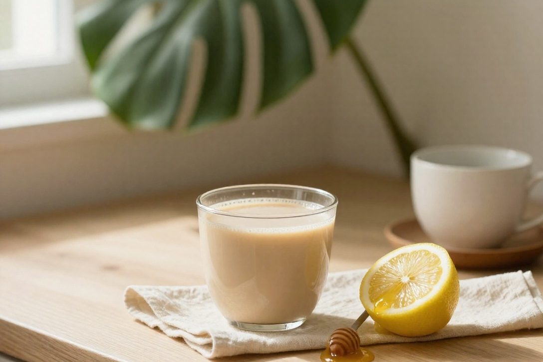 Miel con limón para la tos