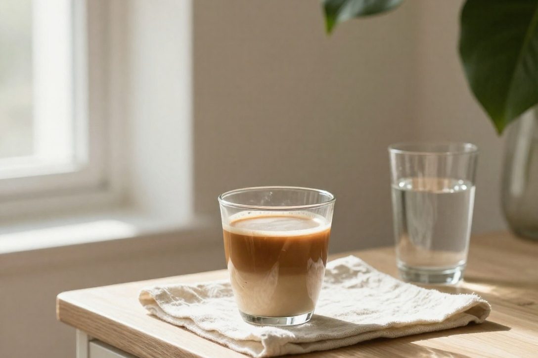 Vaso de agua al despertar